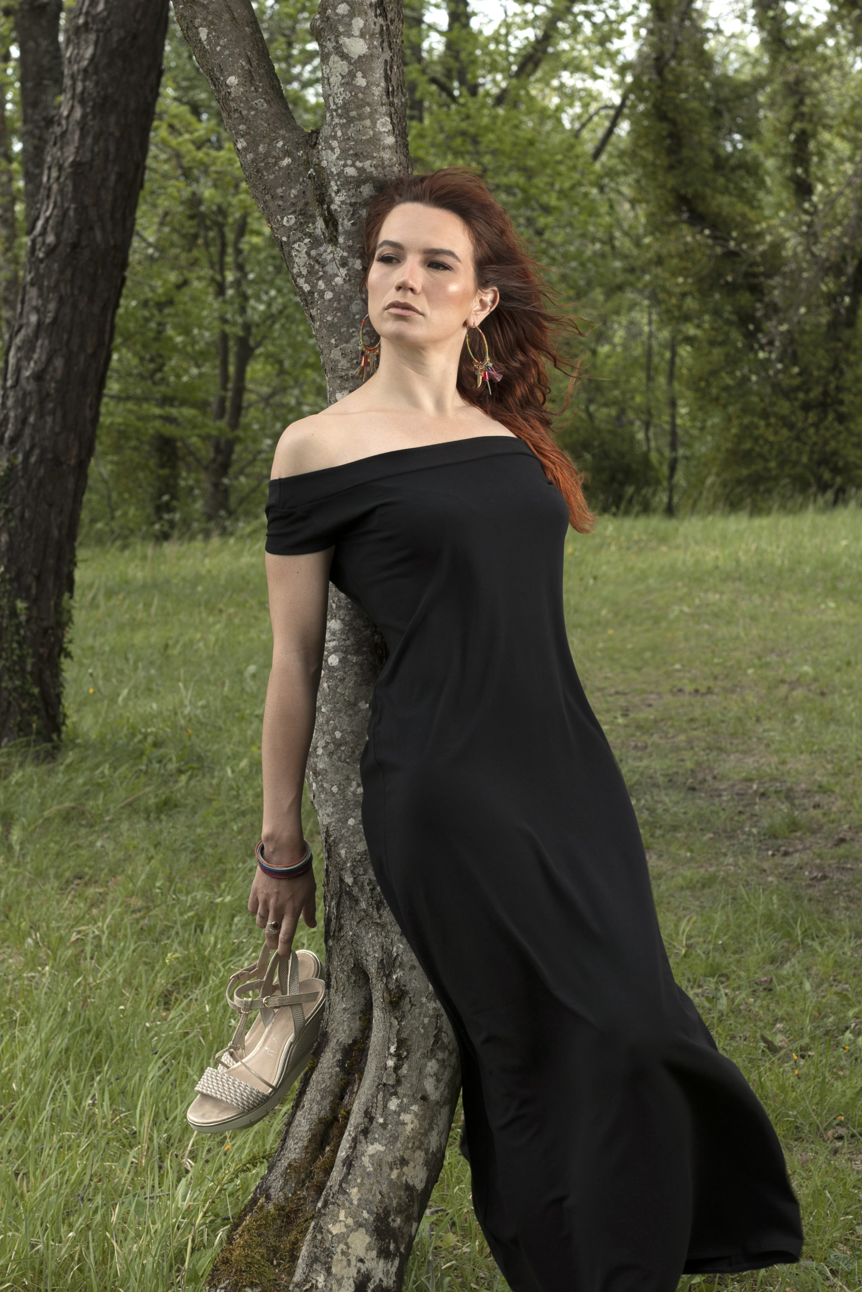 Robe CLARA noire coton bio Robe CLARA noire coton bio