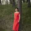 Red CLARA dress