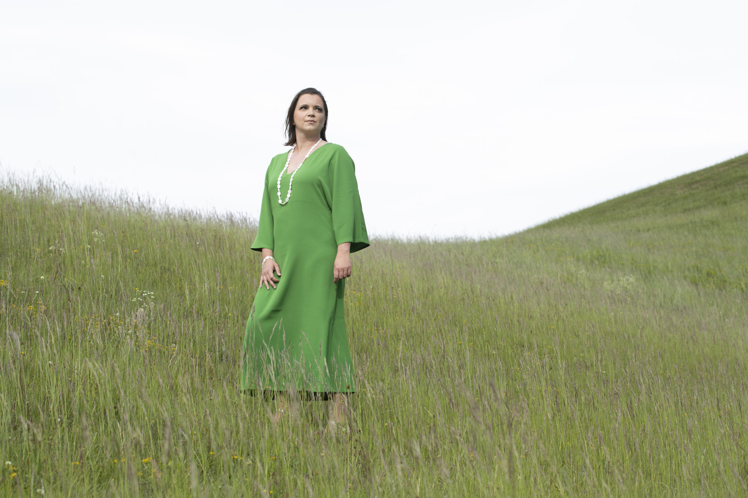 robe HANAÉ vert portrait