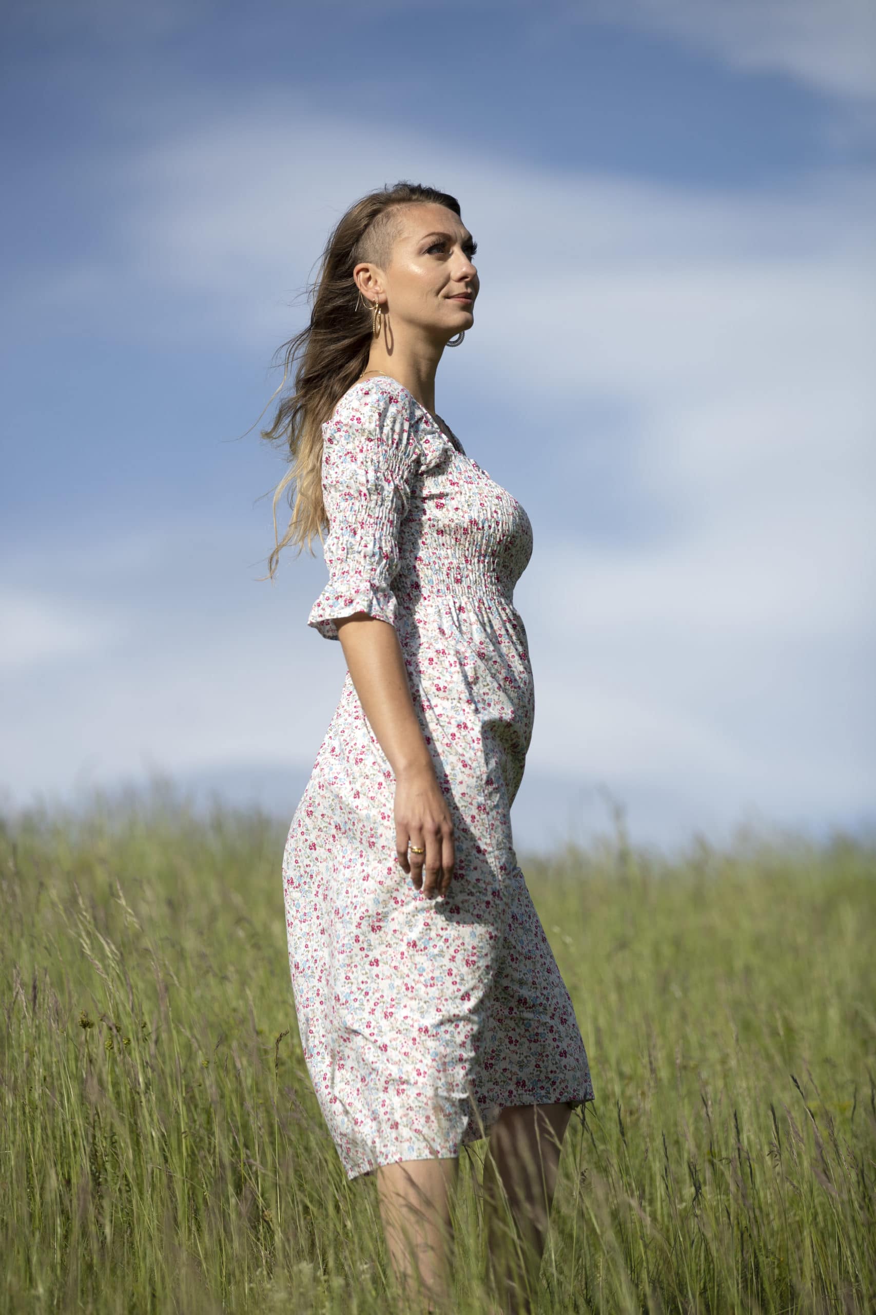 Robe ALTINAÏ smocks fleuri Robe ALTINAÏ smocks fleuri
