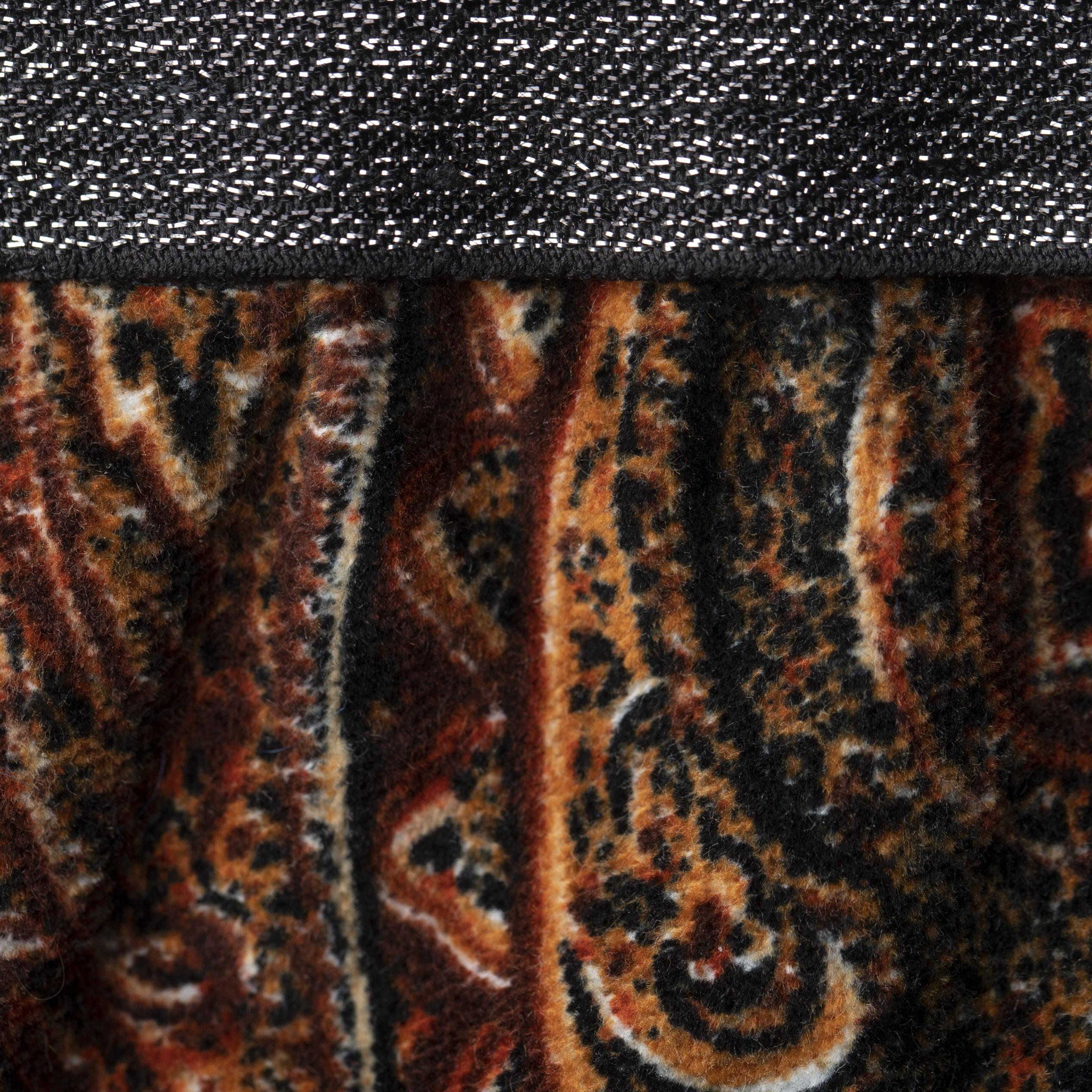 Jupe IZIA velours imprimé cachemire Jupe IZIA velours imprimé cachemire