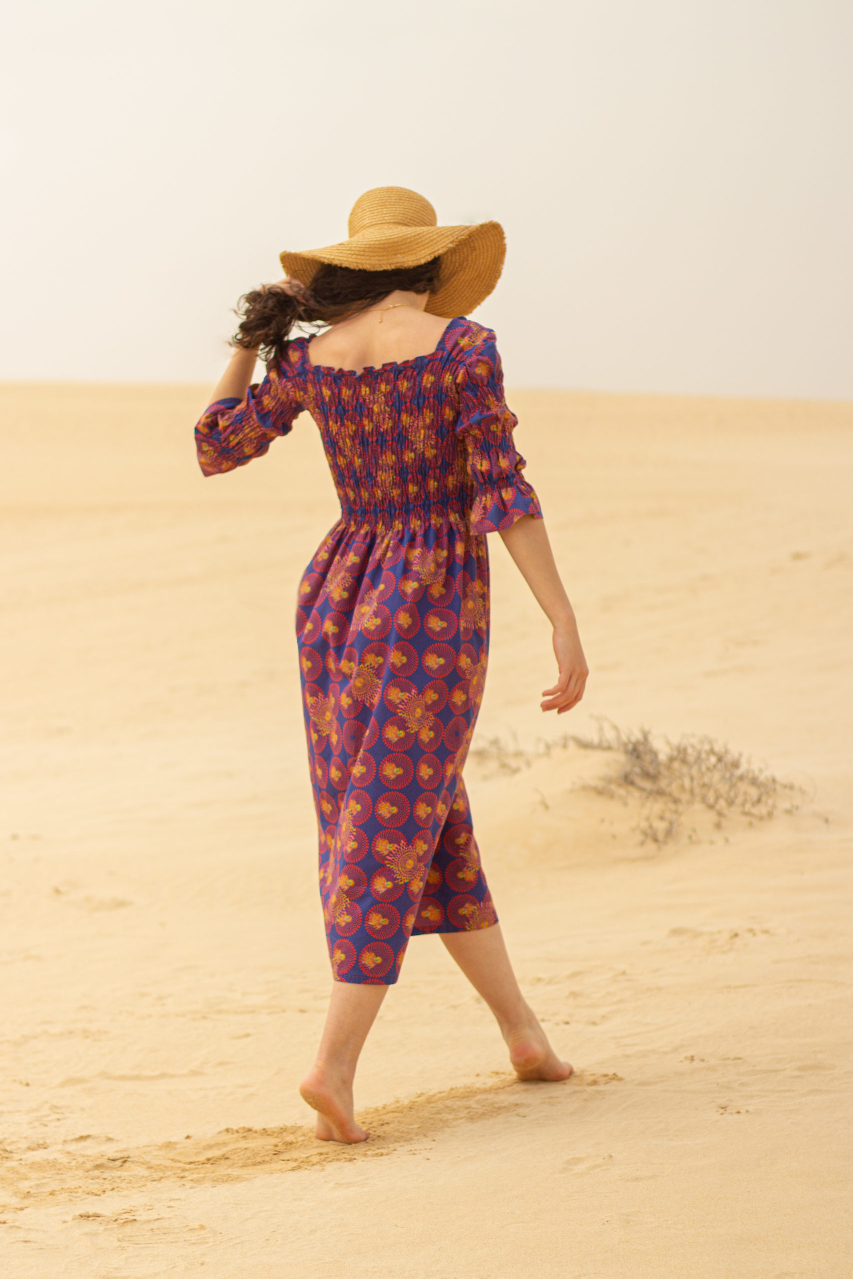 Robe ALTINAÏ smocks wax