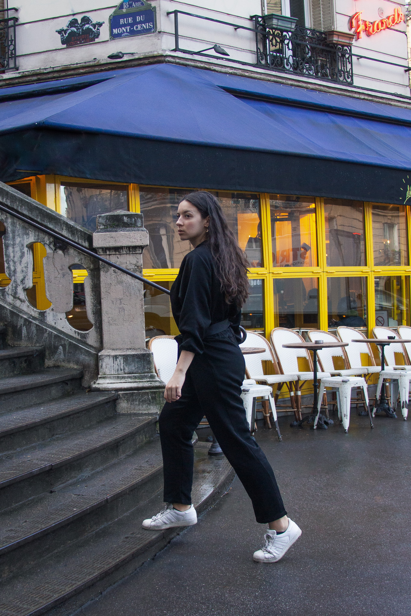 Combinaison pantalon MILA noir Combinaison pantalon MILA noir