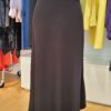 Jupe midi satin noir stretch Jupe midi satin noir stretch