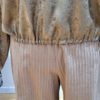Blouse col rond fluide couleur vieil or Blouse col rond fluide couleur vieil or