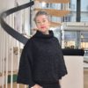 Pull ELSA bouclette noire