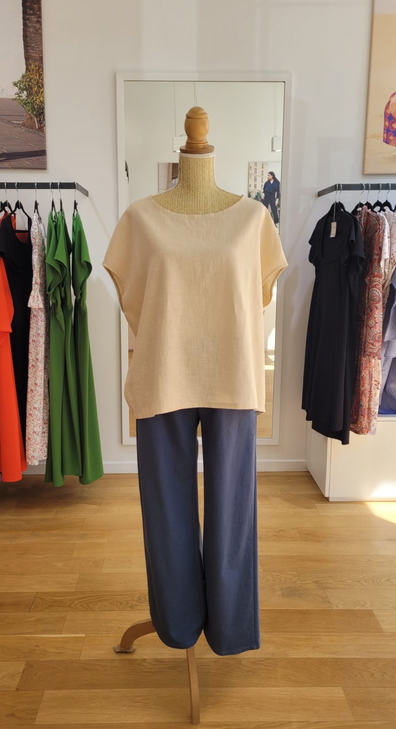 Blouse MYKONOS ramie naturelle
