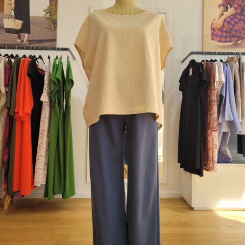 Blouse MYKONOS ramie naturelle