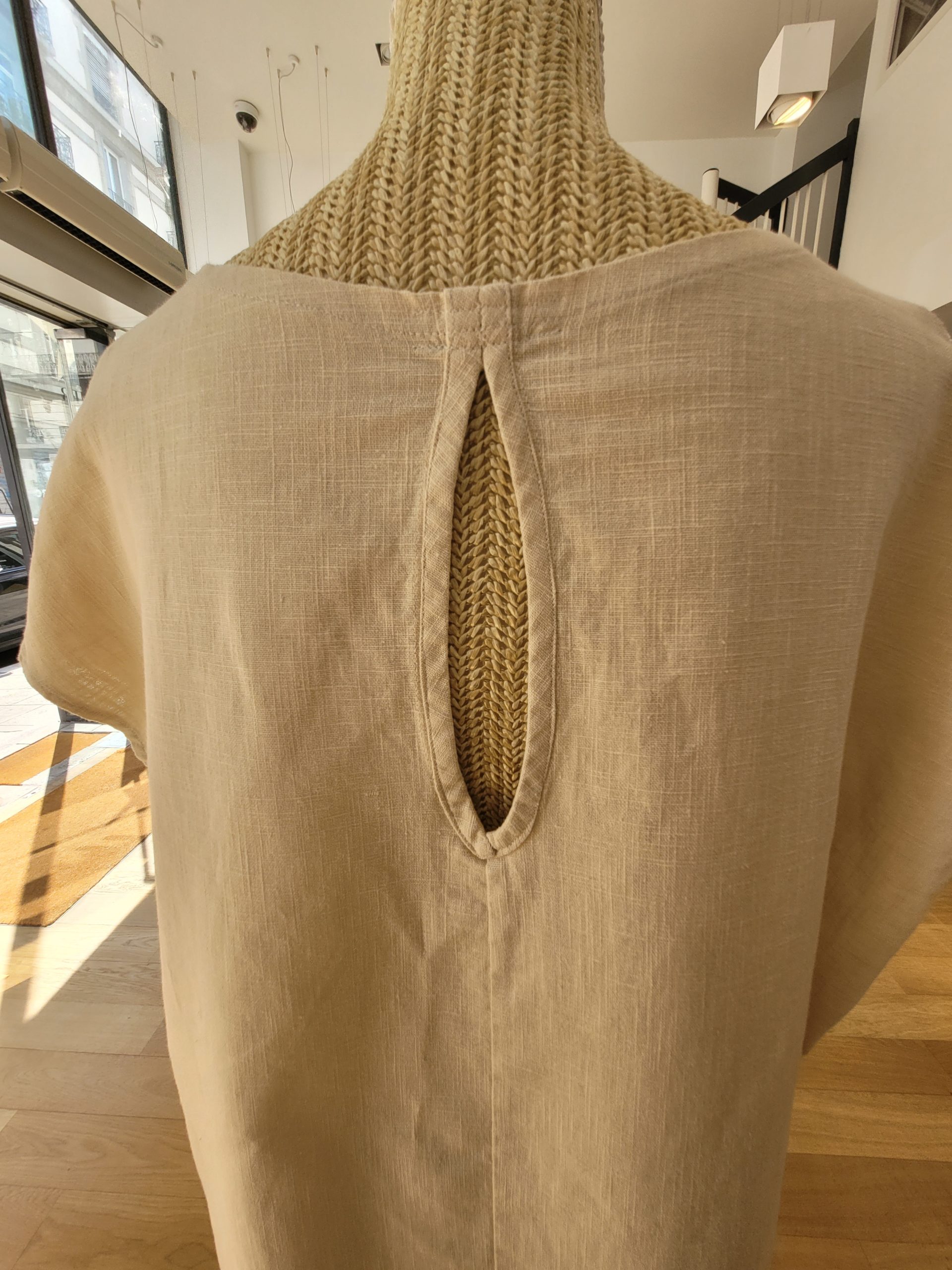 Blouse MYKONOS ramie naturelle