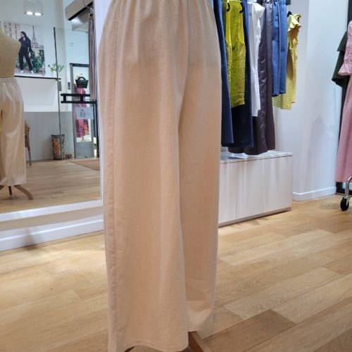 Pantalon VIVIANE ramie naturelle