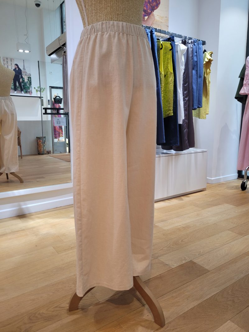 Pantalon VIVIANE ramie naturelle