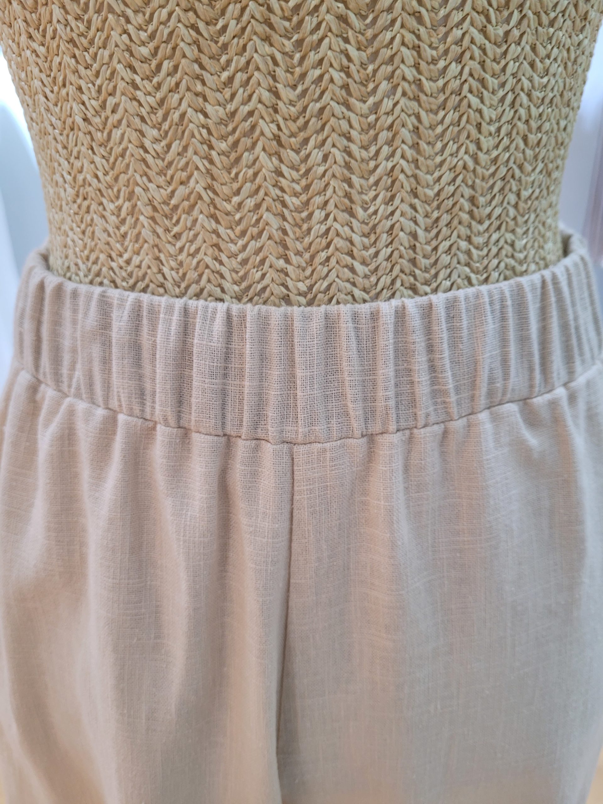 Pantalon VIVIANE ramie naturelle Pantalon VIVIANE ramie naturelle