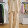 Ensemble VIVIANE ramie naturel