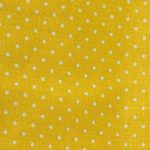 Coton safran à petits pois blancs