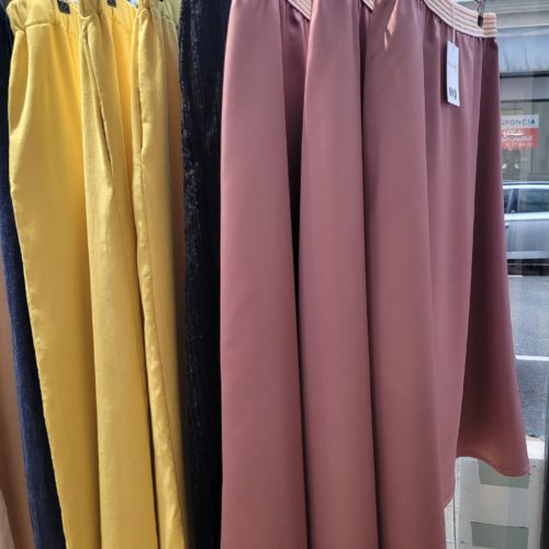 jupe SAMBA satin vieux rose