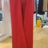 Pantalon ROMY rouge double-crêpe