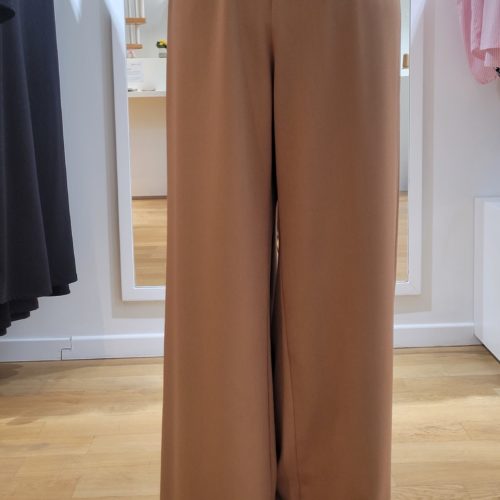 Pantalon ROMY cappuccino double-crêpe