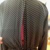 NORMA robe bohème légère noire petits pois blancs