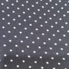 NORMA robe bohème légère noire petits pois blancs