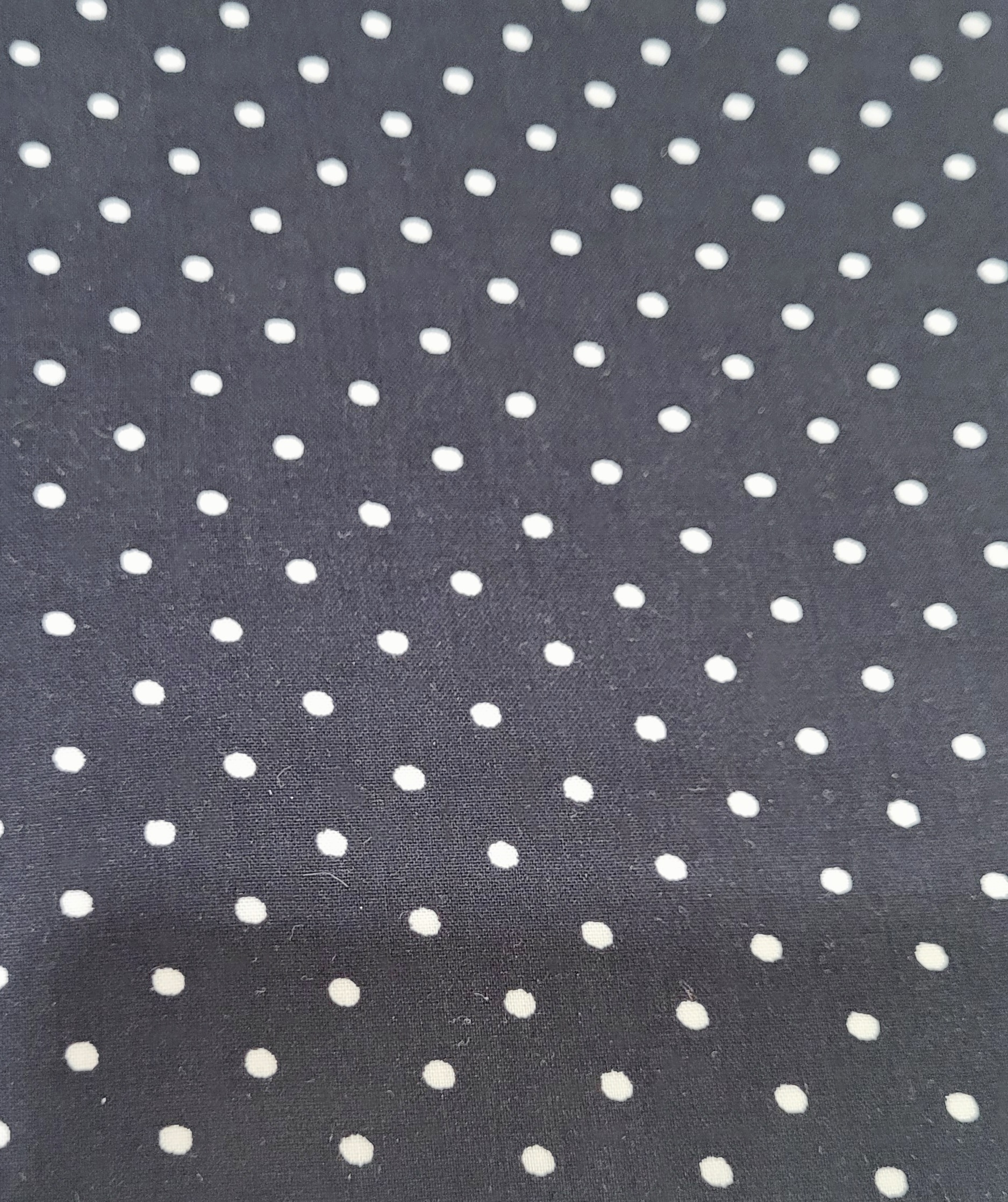NORMA robe bohème légère noire petits pois blancs